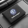 PU Leather Credit Card Case Car Driving Documents Protective Case For Volkswagen Golf-5 6 7 MK6 Jetta Lavida Polo Tiguan Passat B5 B6 B7