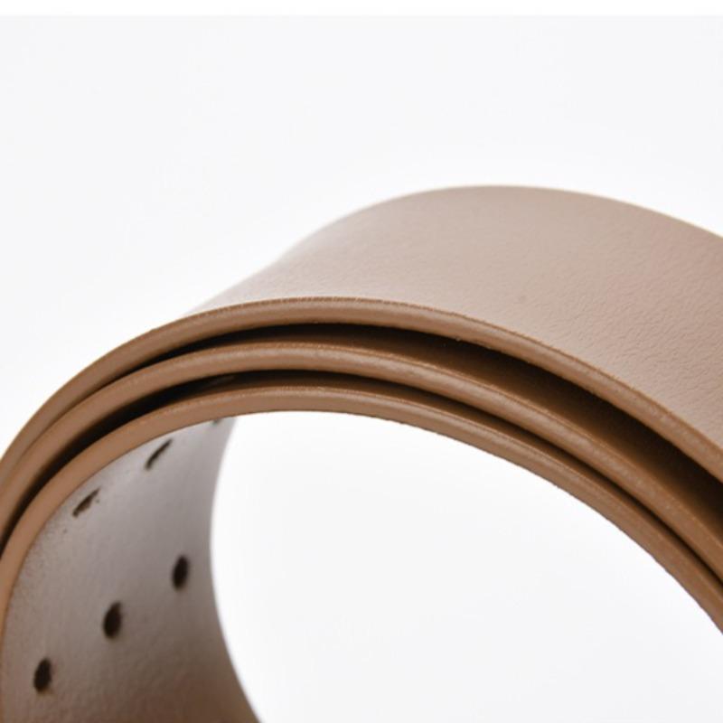 Three-breasted Belt Extra Wide Coat Belt Stylish Women's Belt with Unique Buckle Decoration