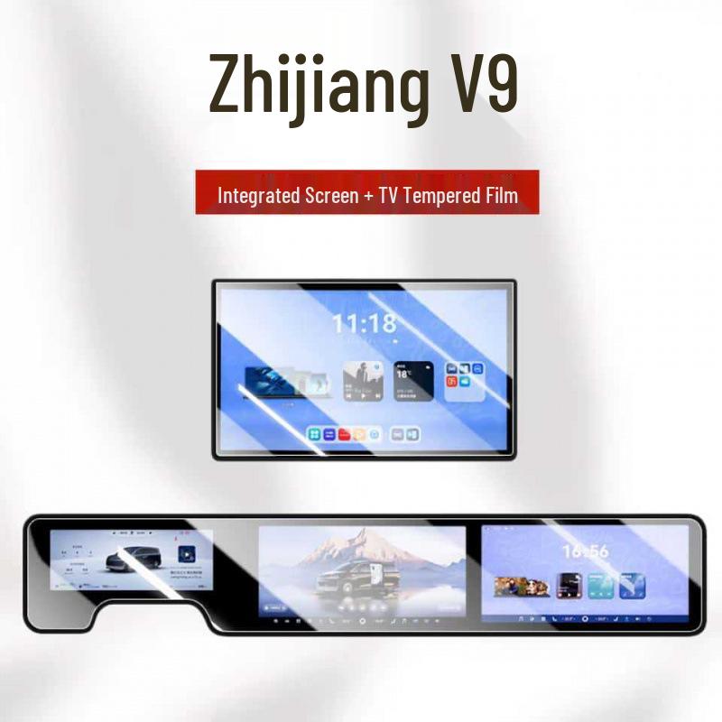 Zhijie V9 Screen Protector: Compatible with 26 Models, Tempered Anti-Scratch Film for Center Control Navigation