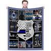 Gifts for Firefighters Printed Blanket for Sofa Bed Travel Camping Living Room Office Conditioning Blanket for All Seasons Gifts