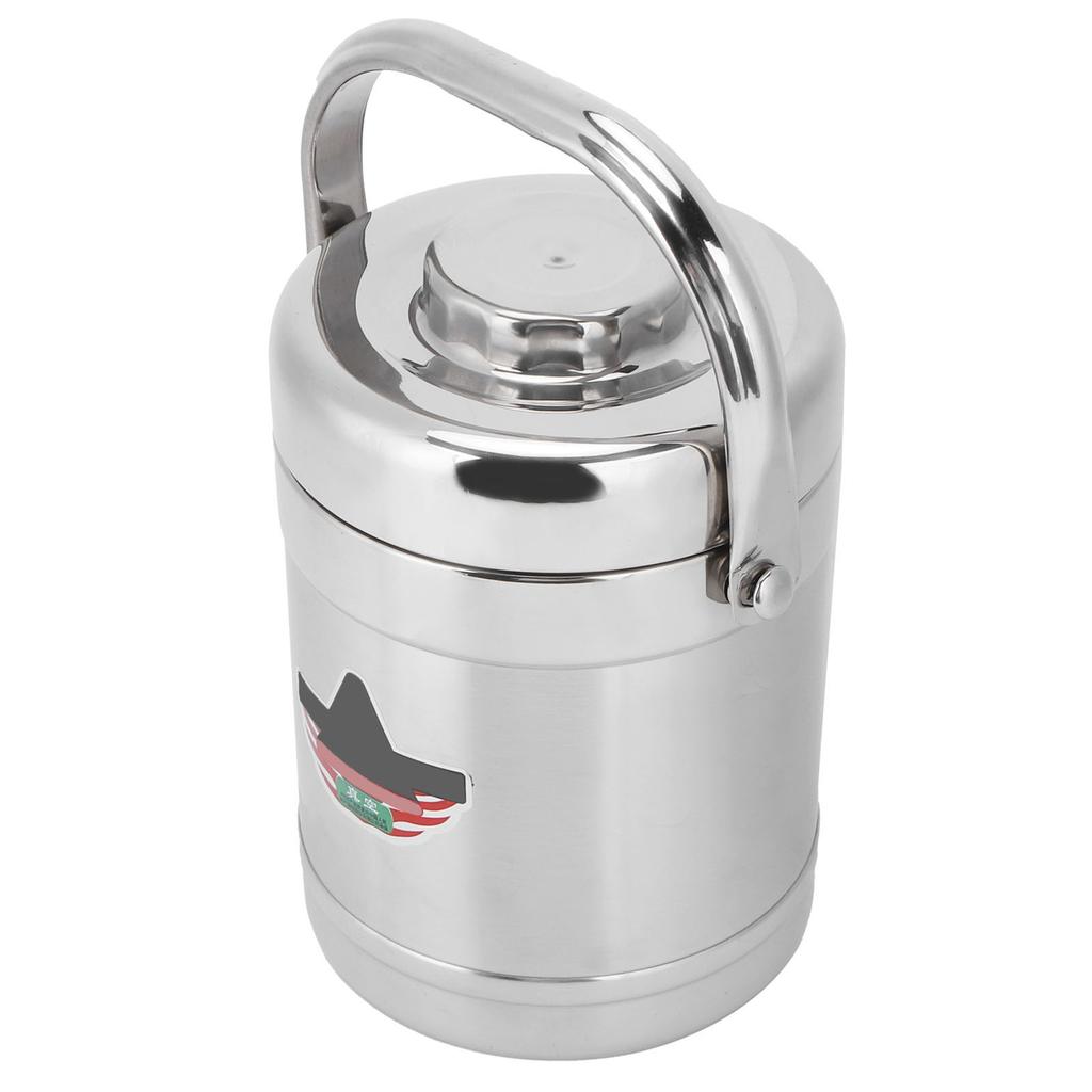 1.2L StraightShaped Stainless Steel Vacuum Lunch Box Pot Insulated Food Container for School
