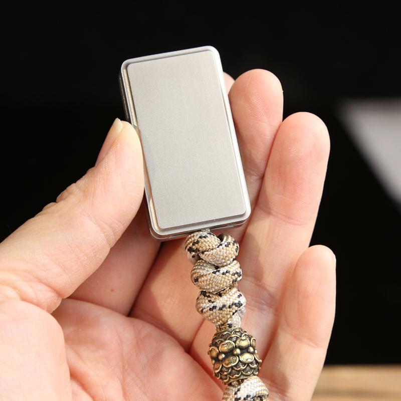 Stainless Steel Mechanical Ratchet Toy Ding-Ding Card Pusher EDC Fidget Toys Office Stress Relief Toys For Adult Children Gift