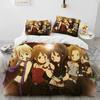 Luxury New 3D Print K-On Kawaii Girls Anime Bedding Set Boys Girls Twin Queen King Size Duvet Cover Bed Adult Home Textileextile