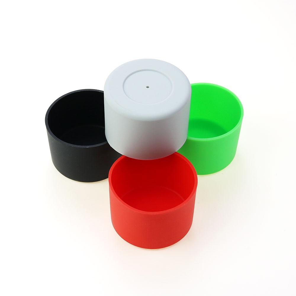 17 Colors 5.5CM Silicone Cup Bottom Cover 55MM Bottle Cover Cup Heat Insulation Bottom Cover Anti Slip Bottle Sleeve Sheath