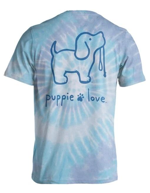 New PUPPIE LOVE Tie Dye 4 T Shirt S
