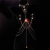 Nipple Clip Breast Stimulate Bondage Restriction Luxurious One-piece Sparkling Diamonds Glowing Night Light Anal Plug Sex Toys