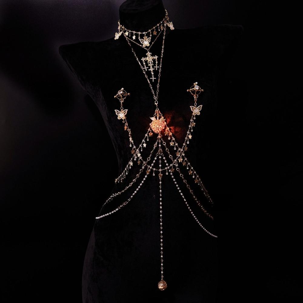Nipple Clip Breast Stimulate Bondage Restriction Luxurious One-piece Sparkling Diamonds Glowing Night Light Anal Plug Sex Toys