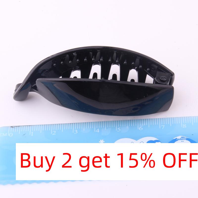 2 szt. Klipsy bananowe do włosów Wsuwki do włosów Zabawny kształt Gumki do kucyka Solidne plastikowe klipsy do włosów Codzienna moda Akcesoria do włosów dla kobiet