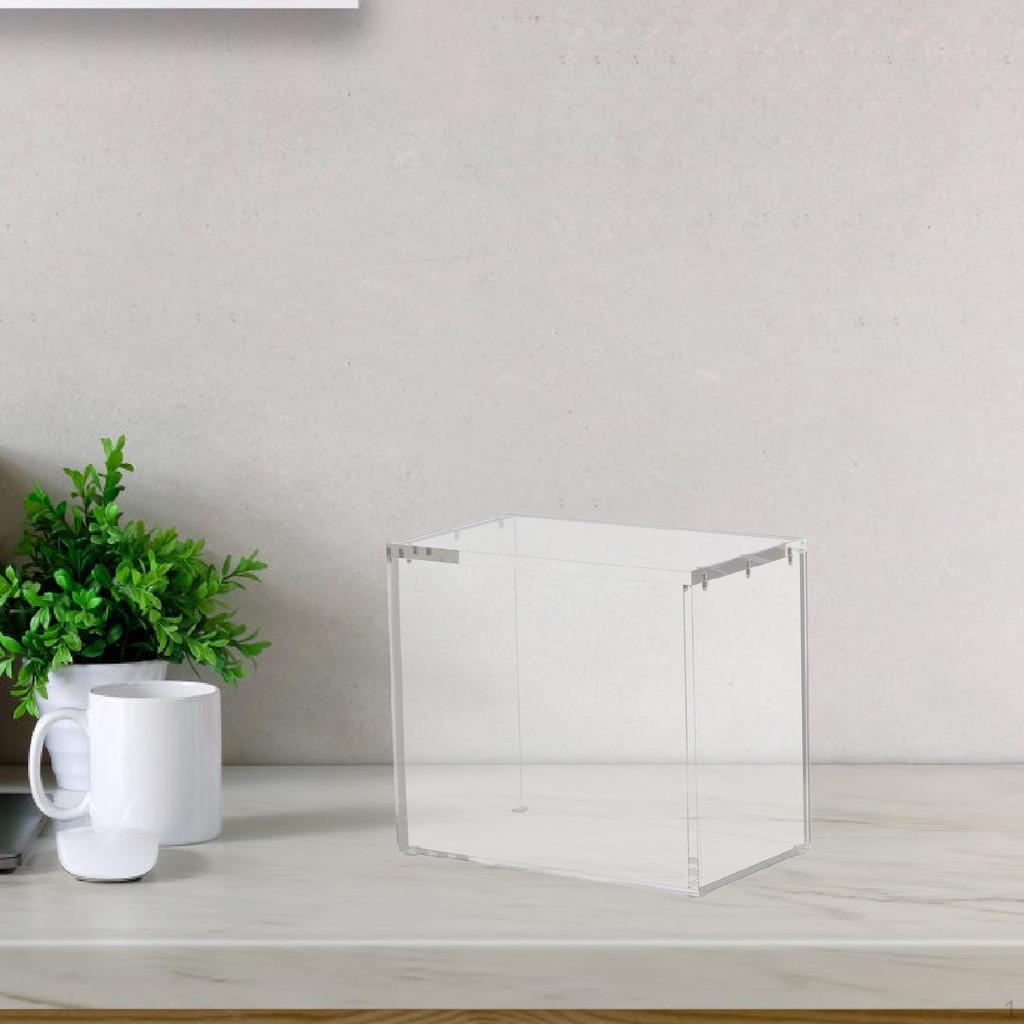 Clear Figure Display Case Doll Storage Box Desktop Collectibles Dolls Elegant Multipurpose Gift