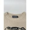 HYSTERIC GLAMOUR 02233NS06 TEDDY Cotton Jacquard Sweater tops S IvoryUsed