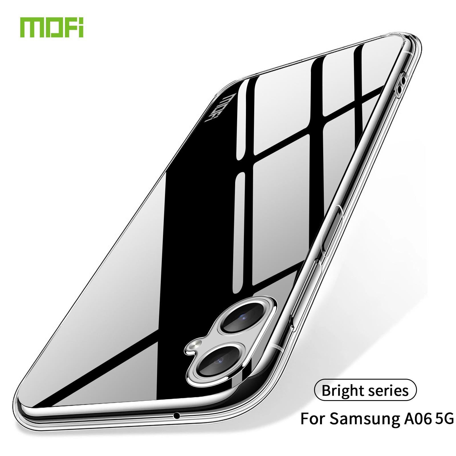 

For Samsung Galaxy A06 5G Clear Phone Case MOFI Ultra-Thin TPU Phone Back Cover Transparent