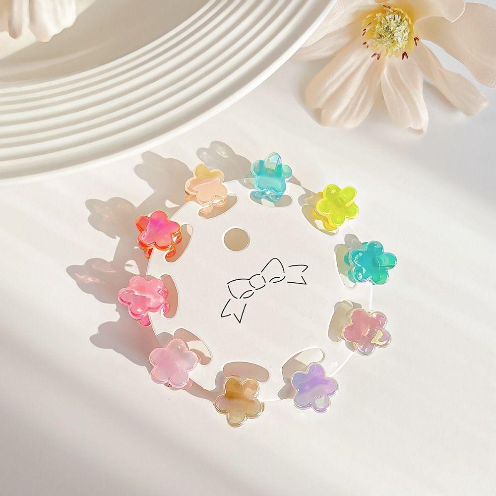 Hair Accessories Mini Hair Claw Hair Clip Flower Mini Hair Claw Elegant Star Hair Crab Clip  Girls