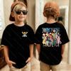 One Piece Japanese Anime Printed Mens TShirt Roronoa Zoro Boy Childrens Harajuku Short Sleeve Kids Luffy Tshirt Clothing