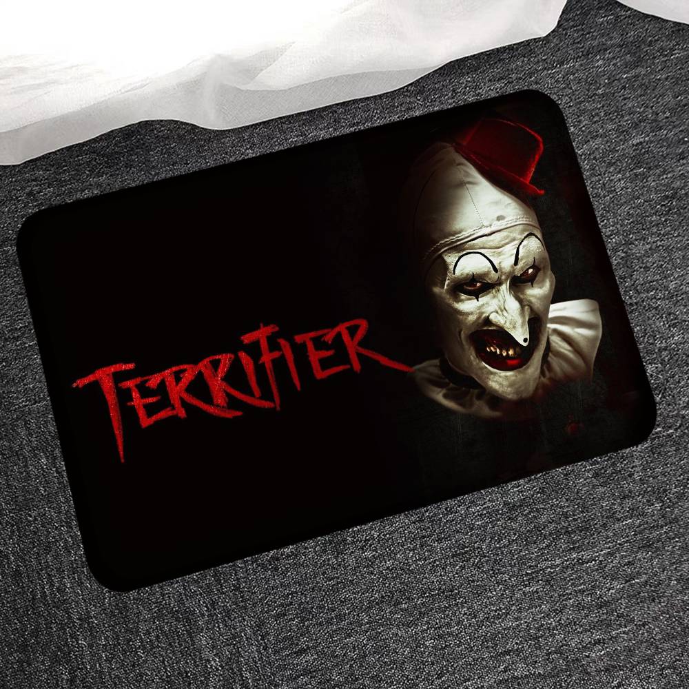 

Horror Movie T-Terrifier Door Mat Nordic Style Bedroom Living Room Doormat Home Balcony Anti-Slip Alfombra 40x60 cm
