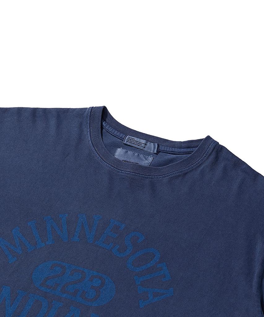 SOUNDSLIFE Pigment Dyeing T-Shirts (M223) Blue