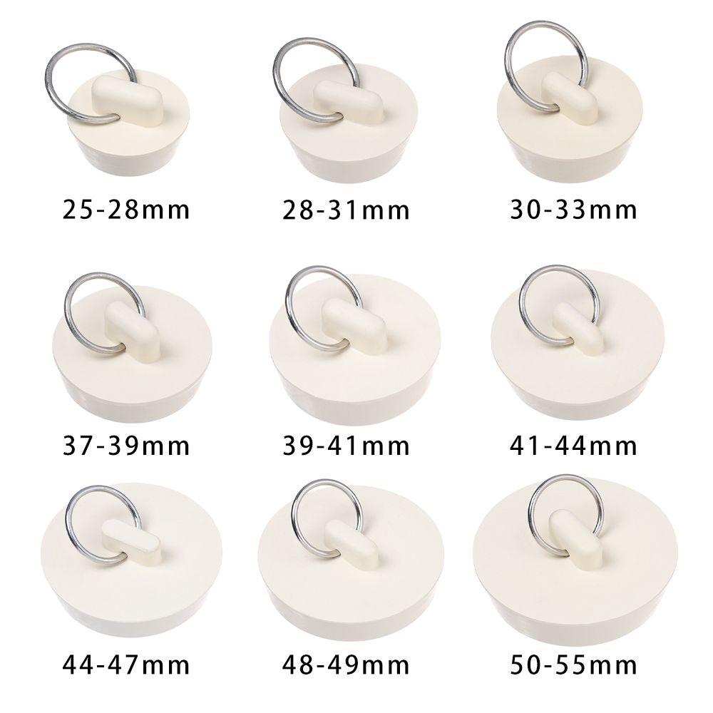 Water Sink Plug Leakage-proof Bathtub Stopper Round Rubber Drain Cover Practical Washroom Kitchen Bathroom Accessories