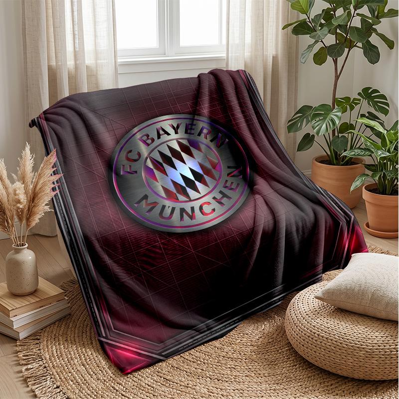 Coperta in Morbido Pile di Flanella del Bayern Monaco Leggera Accogliente Calda Coperta Plaid per Divano Letto Decorazione Casa