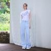 Wide Tucking Denim Pants Es2odp07