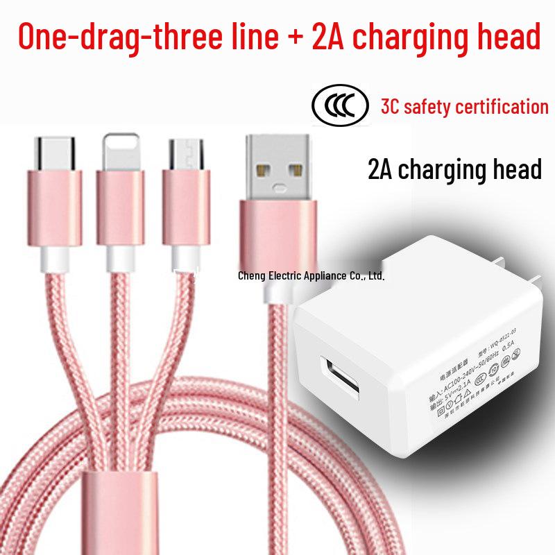 Universal 3-in-1 Charger for Huawei, OPPO, Xiaomi & Vivo Android Phones