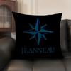 JJeanneau YYachtss Cushion Cover Natural Linen Organic Fabric DoubleSided Printing Sofa Home Decor Breathable Environmentally