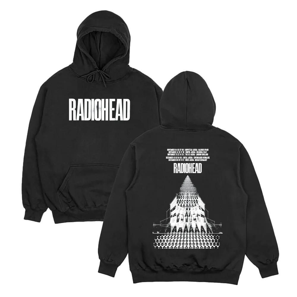 Rock Band Radiohead Hoodies Radiohead Return To The Road Europatournee Sweatshirts Hip Hop Oversize Streetwear Unisex Kleidung