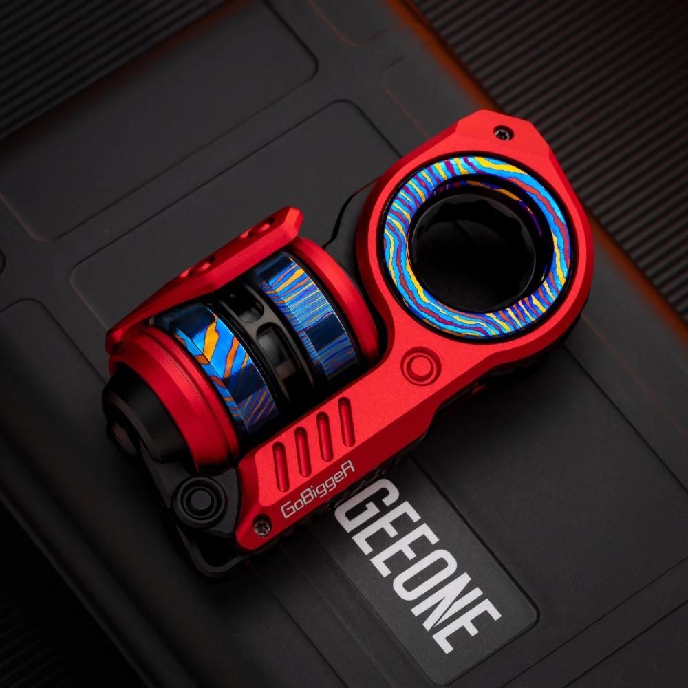 GoBiggeR Sinian Lite Aluminum Aurora [Youth Edition] Push Slider Multi-functional Composite Toys EDC Slider Fidget Toy