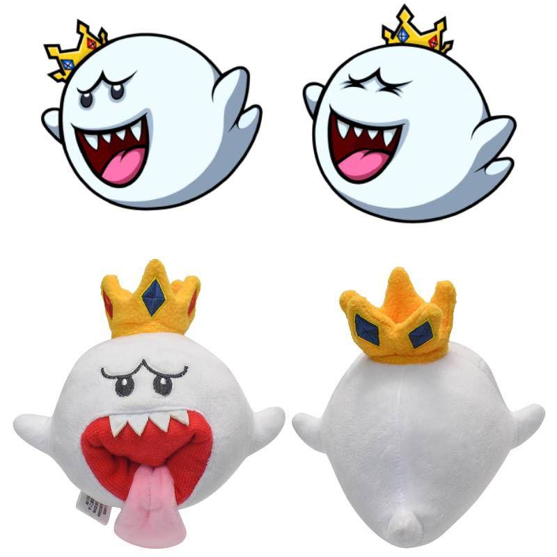Cute 17cm Super Mario King Boo Plush Toy Stuffed Doll