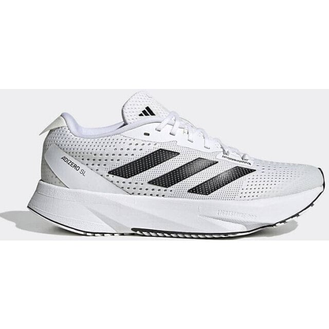 

Бело-черные кроссовки Adidas Running Adizero SL