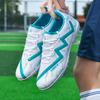 Fußballschuhe für Männer/Frauen, fünffarbig, weiche Unterseite aus Gummi, kurzer Schaft, hergestellt in Lammers-Leder, Fußballschuhe für Kinder, Fußball-Sneakers