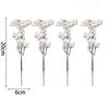 4/20PCS Artificial White Berries Stems DIY Christmas Tree Berry Branch Ornament Wedding Home Party Fake Fruit Flower Decoration
