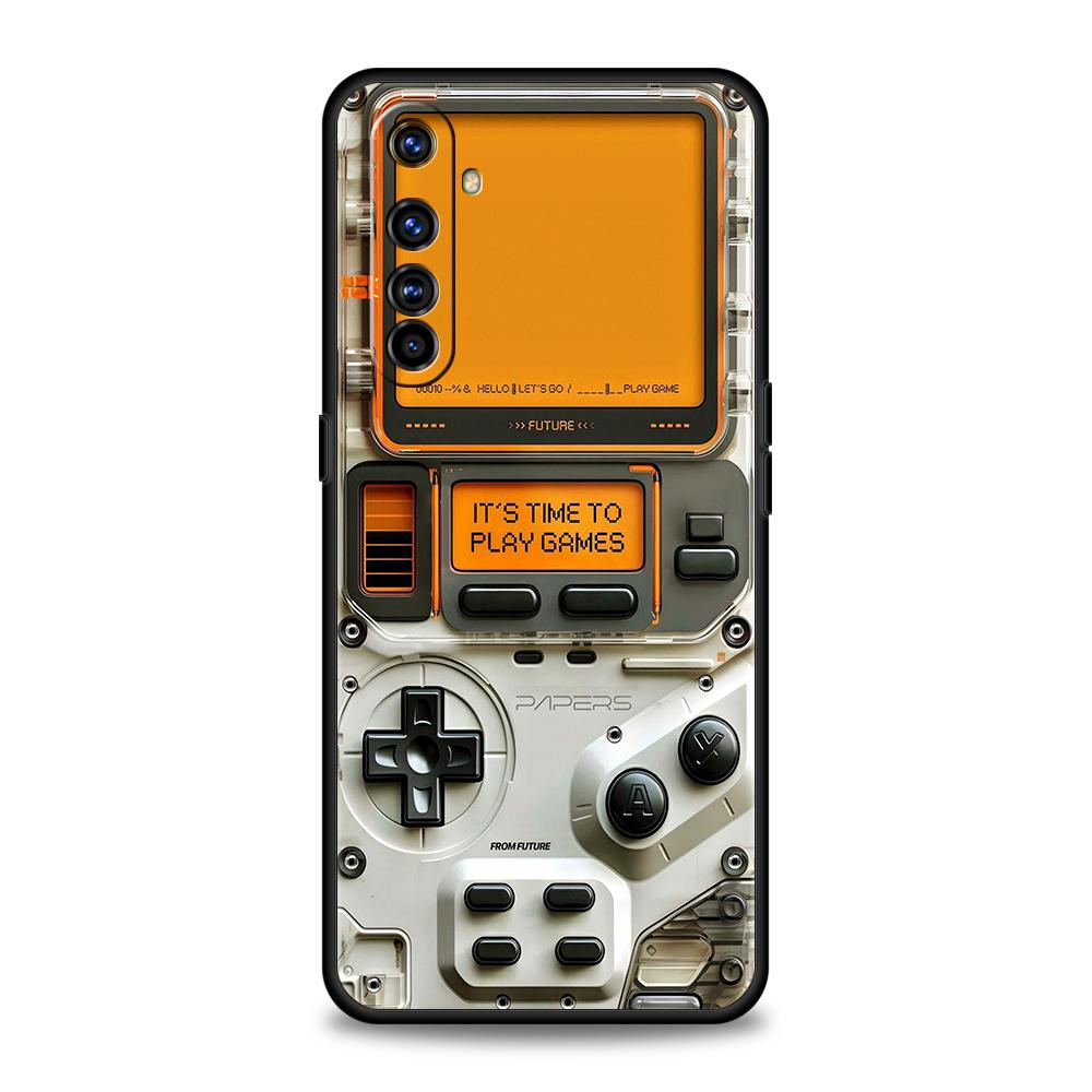 Painted Gaming Consoles Soft TPU For Realme 12 11 10 9 Pro Plus GT2 GT3 GT5 7 8 Pro C21 C25 C35 Pro 5G Shockproof Phone Case Bag