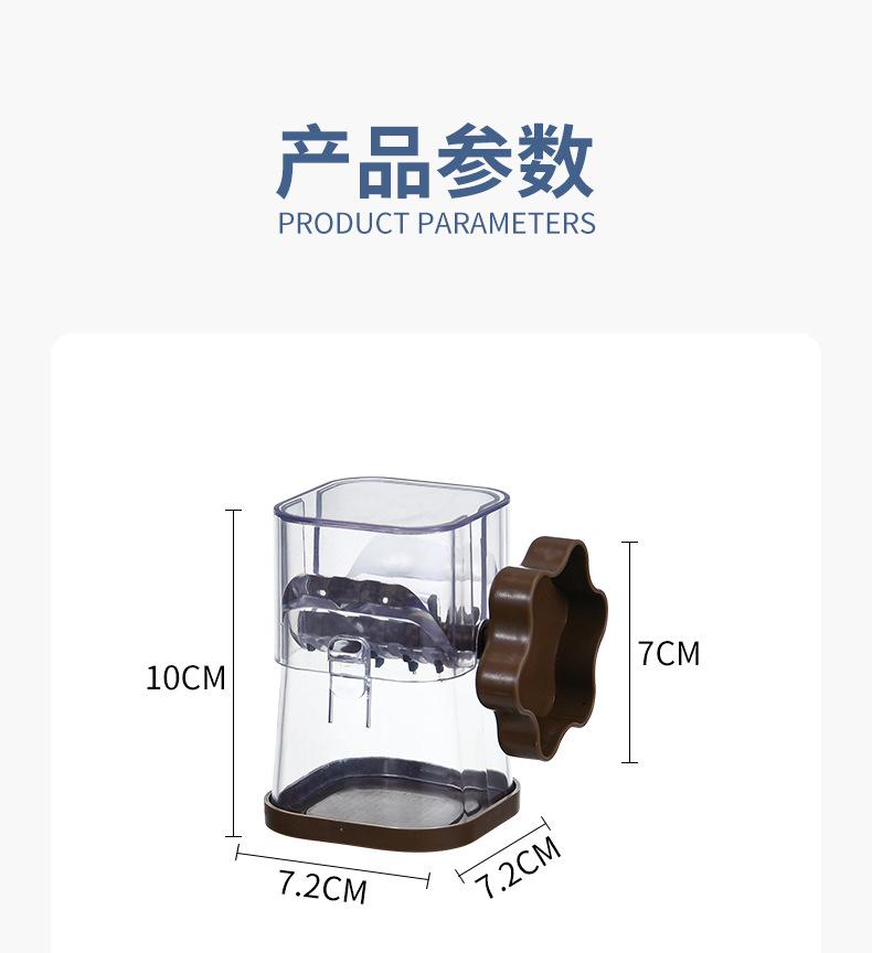 Convenient Easy Nut Chocolate Blender Walnut and Peanut Nut Manual Grinder Dried Fruit Grinding Tool for Household Use