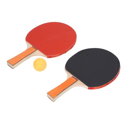 Set Mână-mână Paletă Ping Pong Kit Palete Tenis de Masă Pachet cu 2 Rachete 3 Mingi de Tenis de Masă