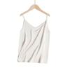 Silk Camisole for Women, V-Neck Spring/Summer Top, Trendy Base Layer, Stylish Acetate Outerwear Tank Top