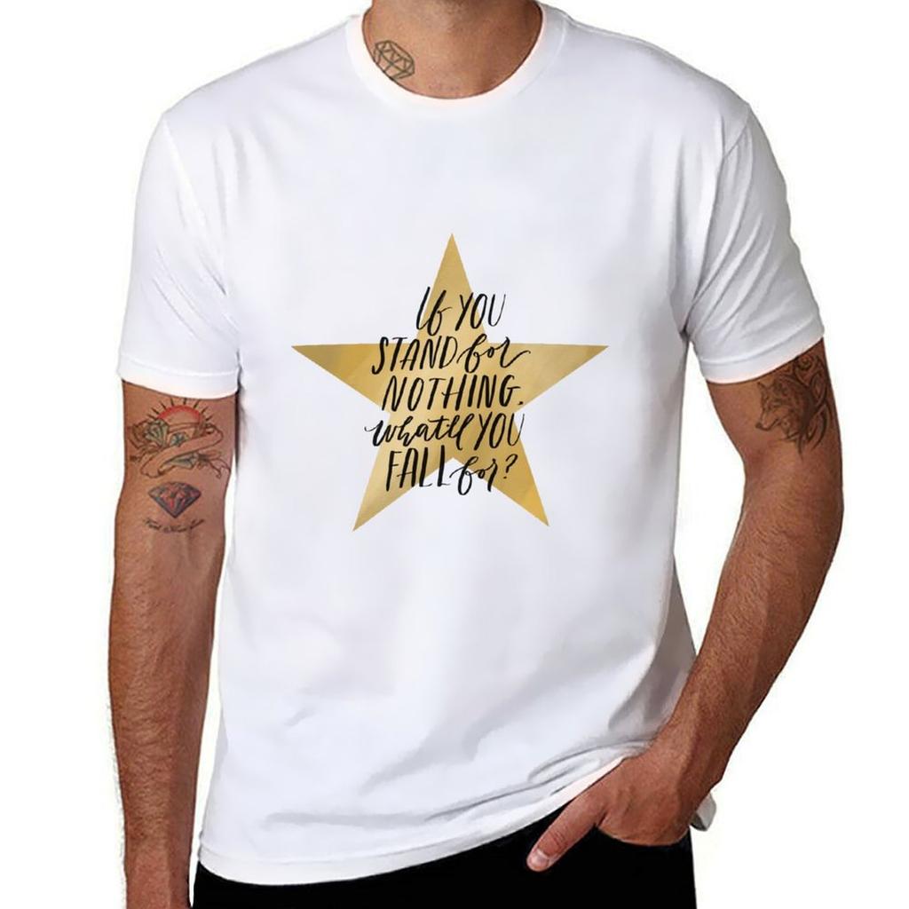 Hamilton What Do You Fall For Tshirt Casual Daily Wear Short Sleeve Top Tshirt