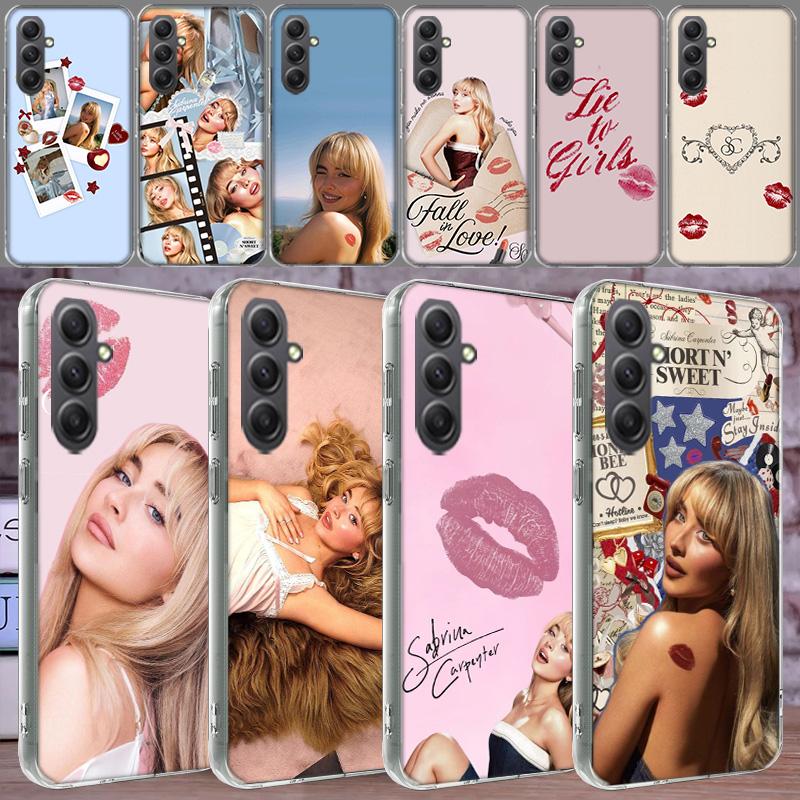 Singer S-Sabrina C-Carpenter Phone Case for Samsung Galaxy A54 A14 A24 A34 A17 A37 A57 A55 A35 A25 A15 A16 A26 A36 A56 A13 A23 A