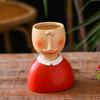 Human Pot Pots Boy Bust Planter Vase Statue Arrangement, Planting Flower