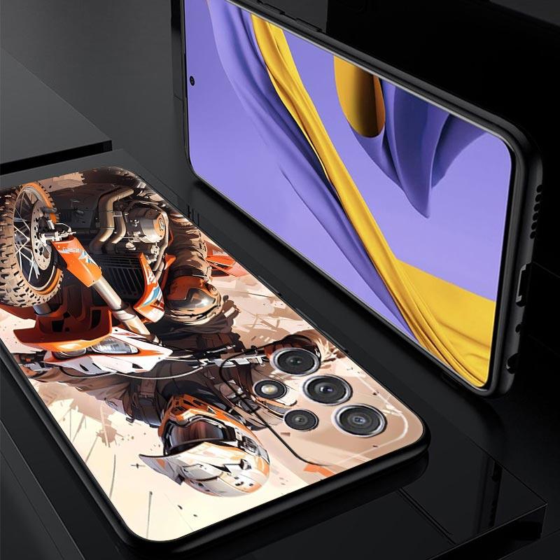 Custodia per Telefono Sportiva Moto Cross per Samsung Galaxy A17 A07 A55 A35 A25 A15 A05 A33 A31 A23 A21s A41 A73 A53 A51 A71Cover