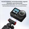 Magnetic Quick Release Tripod Stand With 360 Degree Ball Head For Action Cameras Compactly And Portable