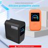 Flexible Silicone Cover for 160W Charging Adapter Case Features AntiSlip Texture Shell for Secure Placement Travel Outdo