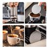 51/53/58mm Reusable Coffee Puck Screen 2pcs Double Layer Coffee Filter Fine Mesh Stainless Steel Coffee Filter Espresso Supplies