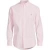 Polo Logo Embroidered Slim Fit Long Sleeve Shirt Men Shirts Pink 710953704-001