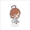 10CM Anime  A Certain Scientific Railgun Figure Stand Model Misaka Mikoto/Shirai Kuroko Cute Desk Decor Standing Sign Gifts