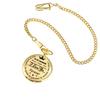 Steampunk Full Hunter Golden/Silver/Black Quartz Analog Alloy To My Daughter Pocket Watches/To My SON Pocket Watches Pendant Chain Roman Number Clock
