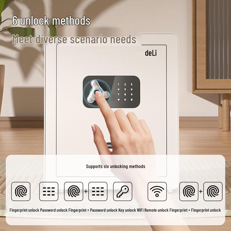 Deli Smart WiFi Fingerprint Password Safe