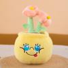 Kuromi Hello Kitty Melody Cinnamoroll Spongebob Squarepants Plush Flower Pot Decor With Cute Cartoon Plush Figurine For Home Desk Decoration