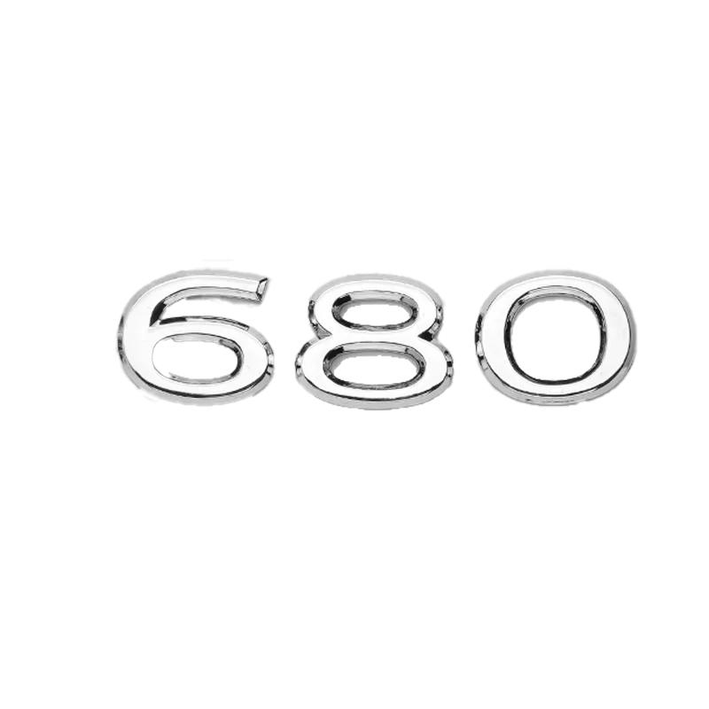 

Нові хромовані чорні літери S480 S580 S680 V12 Емблема для Benz Maybach S Class Car Fender Trunk Rear W221 W222 Logo Sticker Chrome Silver