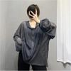 Women's Spring and Summer Medium-length Hooded Air Conditioning Shirt Long-sleeved Thin Sun Protection Jacket