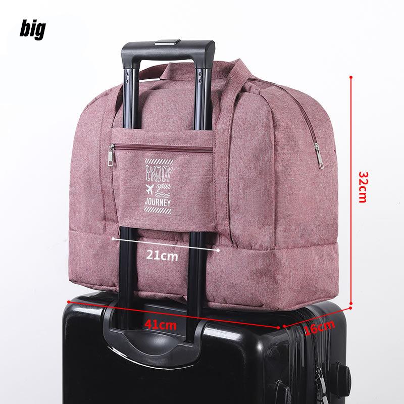 

Модная складная дорожная сумка для женщин, сумки на выходные, сумка для багажа large size красный