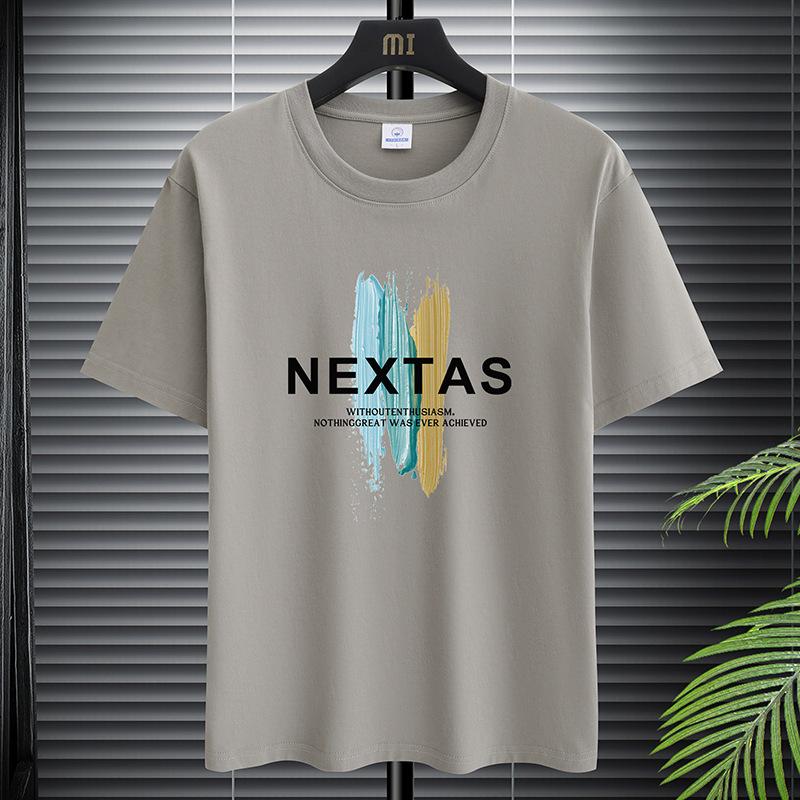 T Shirt for Men Summer High Quality Oversized Tee Men Daily Casual Breathable Printing Short Sleeve Cotton T Shirts Y2k Tops